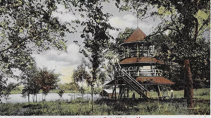 Bandstand Postcard, July 1908